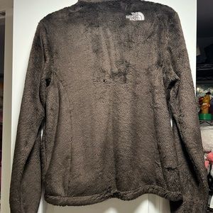 The North Face EUC woman’s small brown fleece jacket